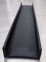 ПрофильП образный 37х43х14 толщина стенки 3мм EPDM по чертежу (3)